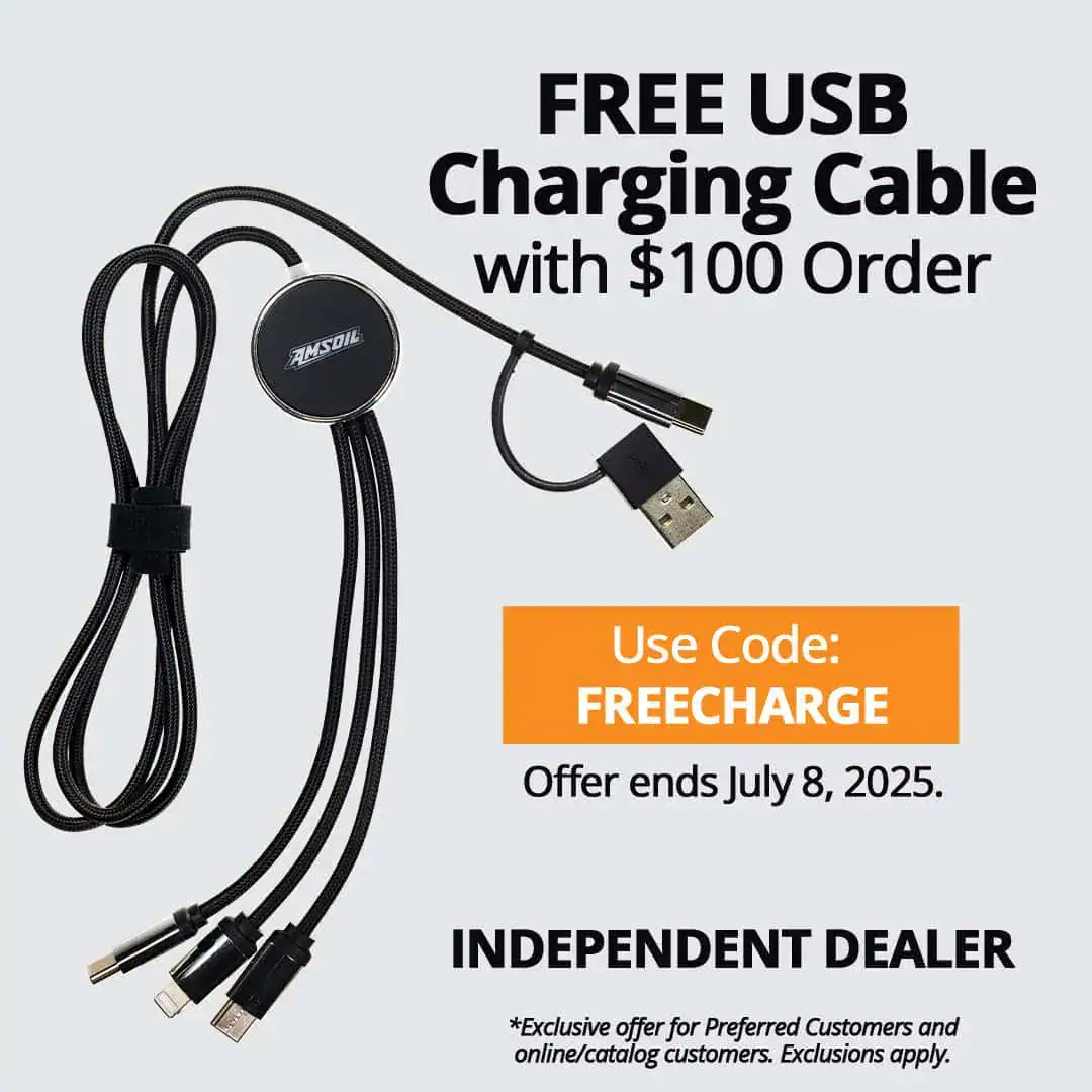 Banner for FREE USB Charging Cable With $100 Order