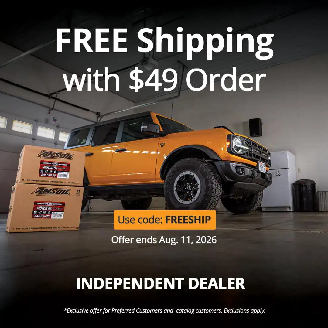 Free AMSOIL LED Headlamp With $125 Order